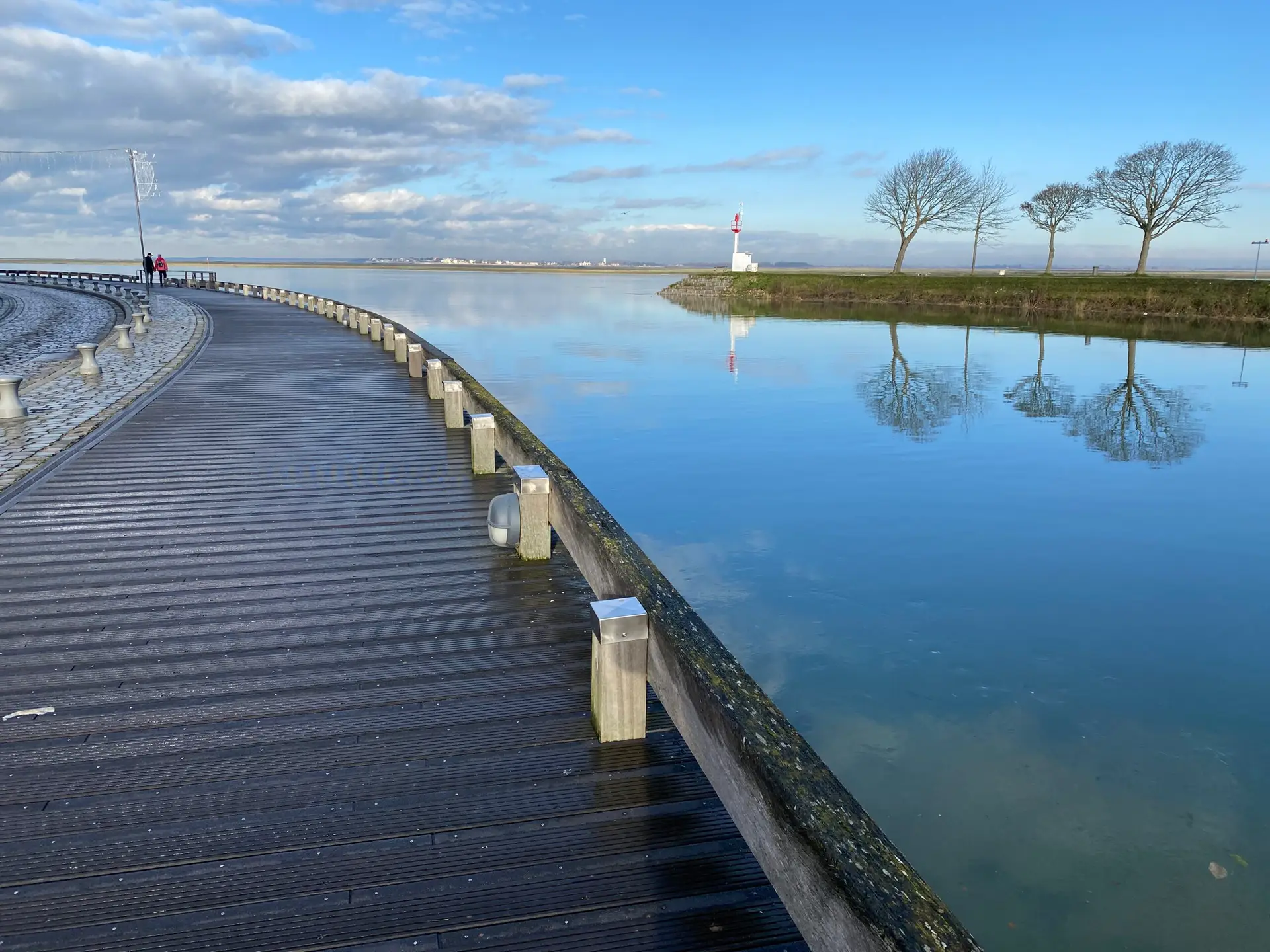 Pont/passerelle en bois St Valery sur Somme