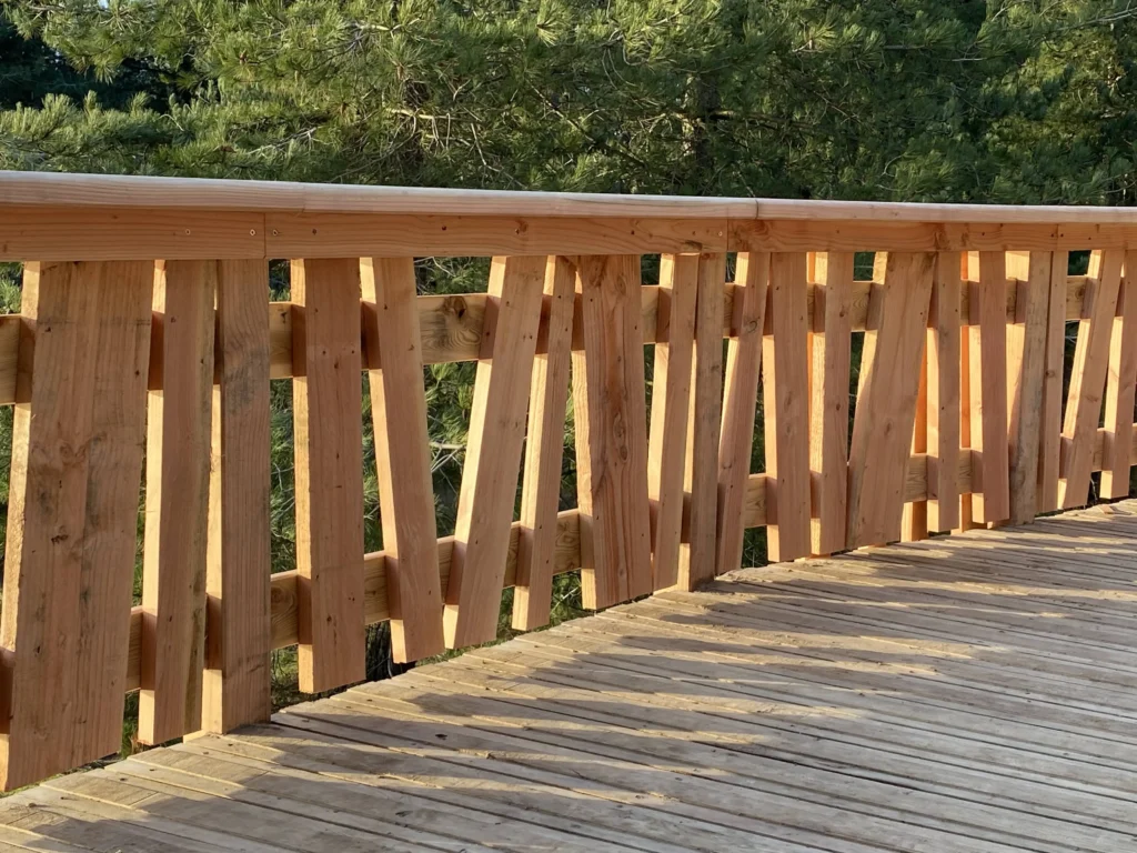 Garde-corps en bois